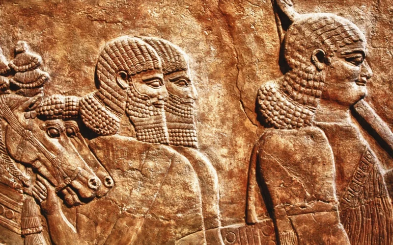 Representação mesopotânica, ilustrando alguns povos daquela epoca