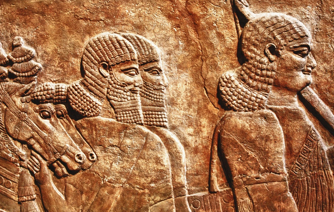 Representação mesopotânica, ilustrando alguns povos daquela epoca