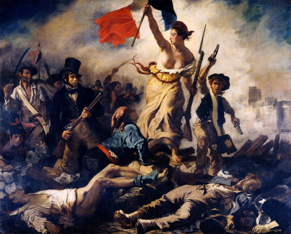 Romantismo: Pintura a oléo da Eugène Delacroix